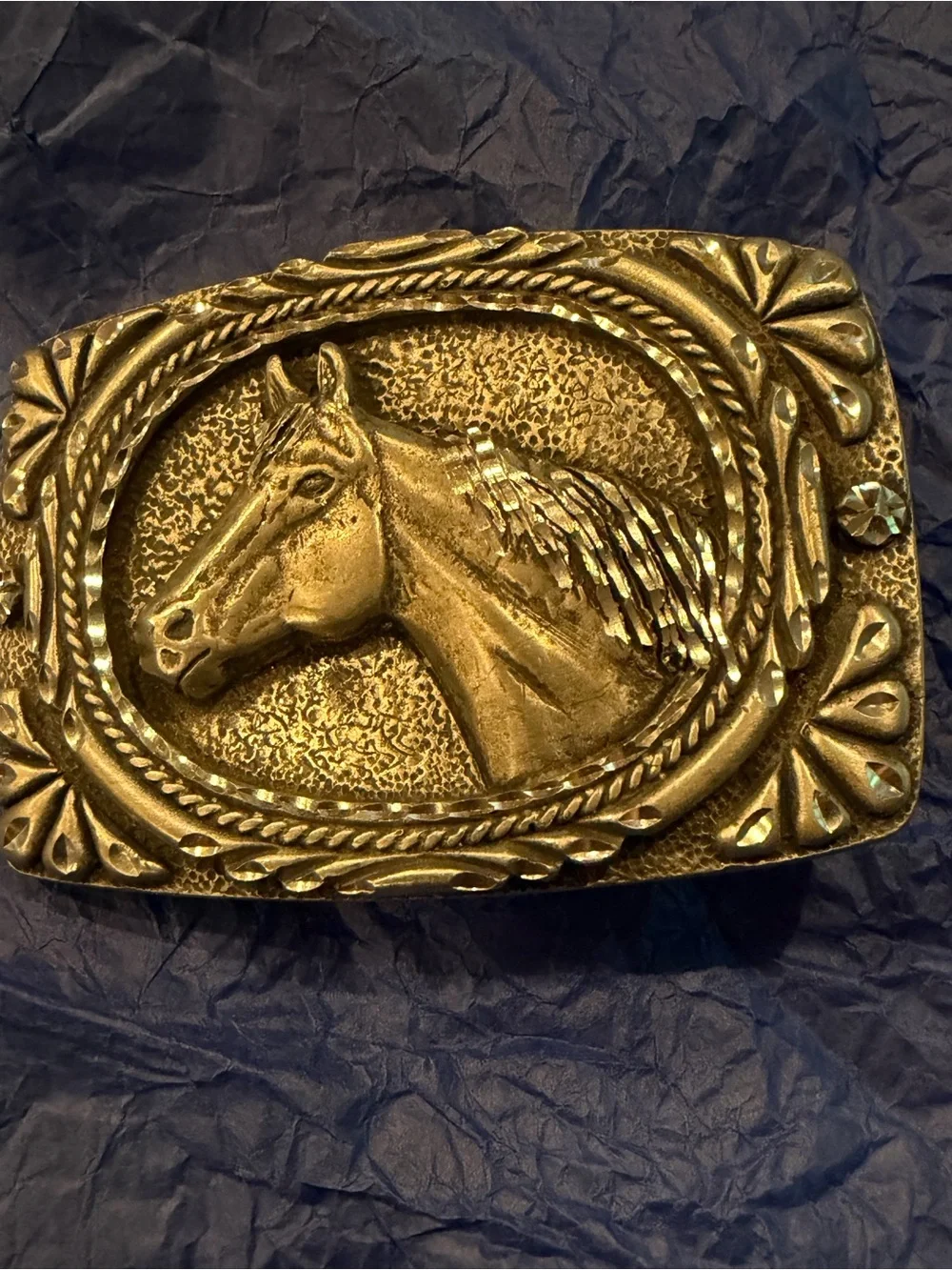 Vintage EGE Horse Belt Buckle, Riders, Western WearPewter Metal Made In The USA.